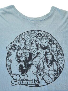 Fucked Up “Pet Sounds” T‑Shirt – XL – Light Blue – Indie Punk Band Tee